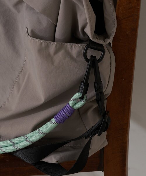 CIAOPANIC TYPY（チャオパニックティピー）の「: 【A4／ノートPC対応可】3WAY撥水ナイロンショルダーBAG（ショルダーバッグ・レディース・グレー/ブラック/カーキ・ONE SIZE）」の20枚目の写真