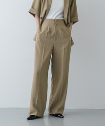 SENSE OF PLACE by URBAN RESEARCH | UR TECH リネンライクワイドパンツ(スラックス)