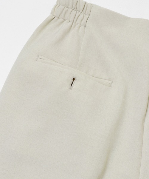 SENSE OF PLACE by URBAN RESEARCH（センスオブプレイスバイアーバンリサーチ）の「UR TECH リネンライクワイドパンツ（スラックス・レディース・ベージュ/ブラック/ライトベージュ/チャコールグレー・X-SMALL/SMALL/MEDIUM/LARGE/TALL）」の21枚目の写真