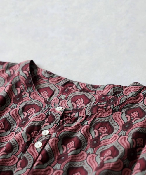 antiqua(アンティカ)の「インド綿 カフタンワンピース(ワンピース・レディース・レッド系その他/グリーン系その他・ONESIZE)」の8枚目の写真
