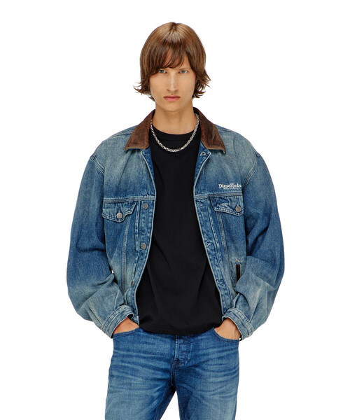 DIESEL（ディーゼル）の「メンズ デニムジャケット D-DENVER-S1（デニムジャケット・メンズ・インディゴブルー・X-LARGE/SMALL/MEDIUM/LARGE）」の11枚目の写真
