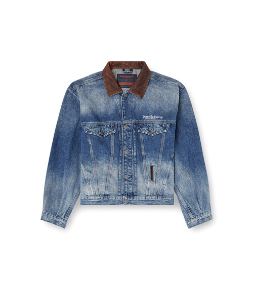 DIESEL（ディーゼル）の「メンズ デニムジャケット D-DENVER-S1（デニムジャケット・メンズ・インディゴブルー・X-LARGE/SMALL/MEDIUM/LARGE）」の12枚目の写真
