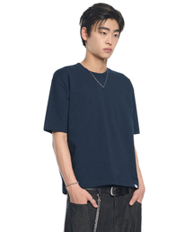NM CROP T-SHIRT - DARK NAVY