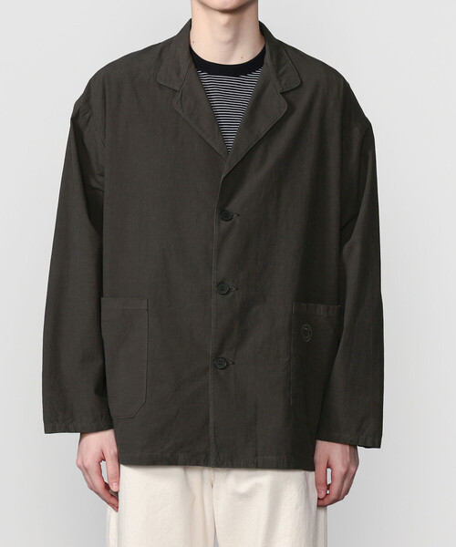 ORCIVAL(オーシバル)の「ORCIVAL | ガーメントダイ コットン ノッチドラペルジャケット MEN(テーラードジャケット・メンズ・ブラック系その他/ベージュ系その他・5/4)」の7枚目の写真