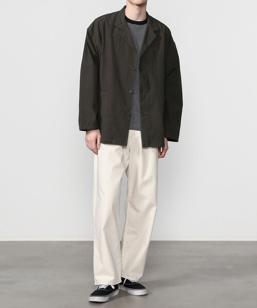 ORCIVAL(オーシバル)の「ORCIVAL | ガーメントダイ コットン ノッチドラペルジャケット MEN(テーラードジャケット・メンズ・ブラック系その他/ベージュ系その他・5/4)」の5枚目の写真