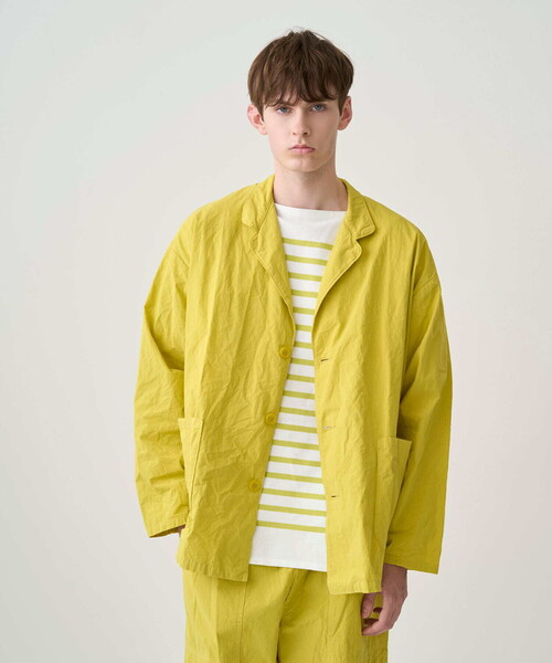 ORCIVAL(オーシバル)の「ORCIVAL | ガーメントダイ コットン ノッチドラペルジャケット MEN(テーラードジャケット・メンズ・ブラック系その他/ベージュ系その他・5/4)」の4枚目の写真