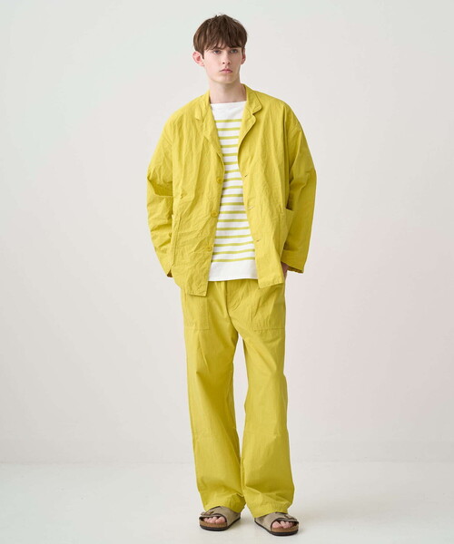 ORCIVAL(オーシバル)の「ORCIVAL | ガーメントダイ コットン ノッチドラペルジャケット MEN(テーラードジャケット・メンズ・ブラック系その他/ベージュ系その他・5/4)」の3枚目の写真