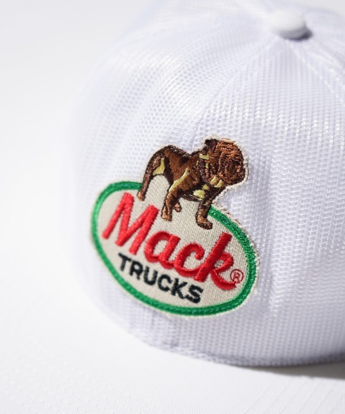 C.E.L.STORE（セルストア）の「MACK TRUCKS / マック トラックス FULL MESH 6PANEL CAP フルメッシュ 6パネル トラッカーキャップ（キャップ・メンズ・ブラック/ホワイト/ブラウン/ネイビー・FREE）」の10枚目の写真