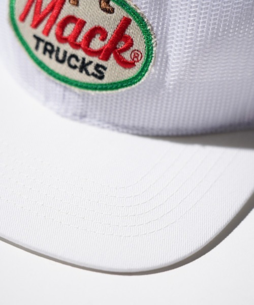 C.E.L.STORE（セルストア）の「MACK TRUCKS / マック トラックス FULL MESH 6PANEL CAP フルメッシュ 6パネル トラッカーキャップ（キャップ・メンズ・ブラック/ホワイト/ブラウン/ネイビー・FREE）」の11枚目の写真
