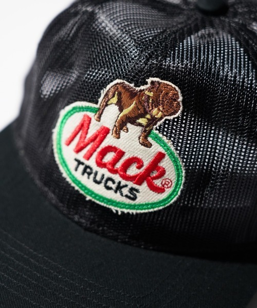 C.E.L.STORE（セルストア）の「MACK TRUCKS / マック トラックス FULL MESH 6PANEL CAP フルメッシュ 6パネル トラッカーキャップ（キャップ・メンズ・ブラック/ホワイト/ブラウン/ネイビー・FREE）」の15枚目の写真