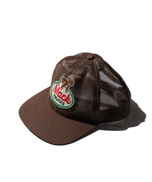 C.E.L.STORE（セルストア）の「MACK TRUCKS / マック トラックス FULL MESH 6PANEL CAP フルメッシュ 6パネル トラッカーキャップ（キャップ・メンズ・ブラック/ホワイト/ブラウン/ネイビー・FREE）」の19枚目の写真