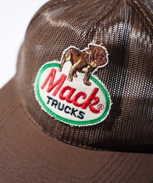 C.E.L.STORE（セルストア）の「MACK TRUCKS / マック トラックス FULL MESH 6PANEL CAP フルメッシュ 6パネル トラッカーキャップ（キャップ・メンズ・ブラック/ホワイト/ブラウン/ネイビー・FREE）」の20枚目の写真