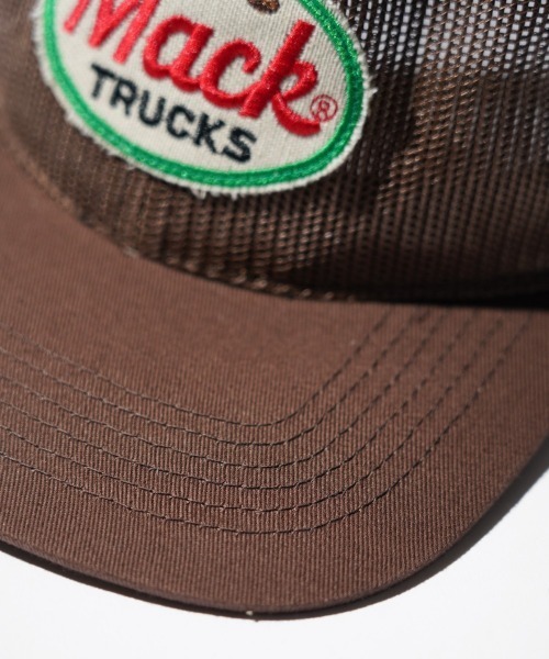 C.E.L.STORE（セルストア）の「MACK TRUCKS / マック トラックス FULL MESH 6PANEL CAP フルメッシュ 6パネル トラッカーキャップ（キャップ・メンズ・ブラック/ホワイト/ブラウン/ネイビー・FREE）」の21枚目の写真