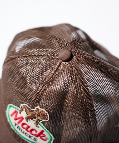 C.E.L.STORE（セルストア）の「MACK TRUCKS / マック トラックス FULL MESH 6PANEL CAP フルメッシュ 6パネル トラッカーキャップ（キャップ・メンズ・ブラック/ホワイト/ブラウン/ネイビー・FREE）」の22枚目の写真