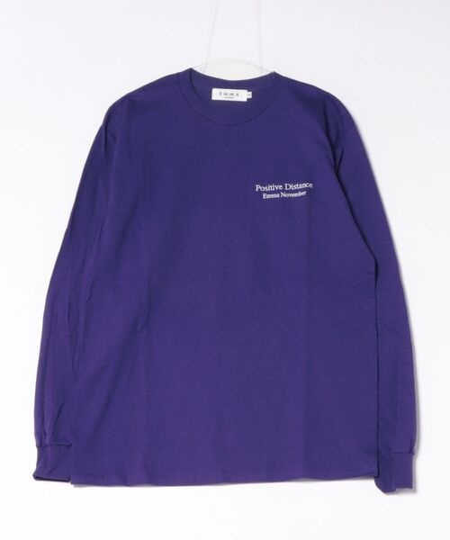 EMMA NOVEMBER (エマノーヴェンバー)の「Embroidery ヘビーウェイト USAコットン L/S Tシャツ(Tシャツ/カットソー・レディース・ダークグリーン/レッド/ピンク/パープル/イエロー/マルーン・2/3/1)」の3枚目の写真