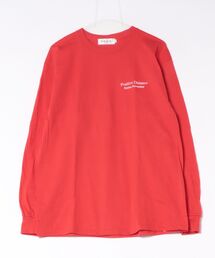 EMMA NOVEMBER　（エマノーヴェンバー）の「Embroidery ヘビーウェイト USAコットン L/S Ｔシャツ（Tシャツ/カットソー）」