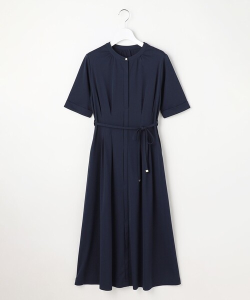 ANY SIS(エニィスィス)の「ジョーゼットジャージー ワンピース(ワンピース・レディース・ネイビー系/ネイビー系1/スカイブルー系・MEDIUM)」の11枚目の写真