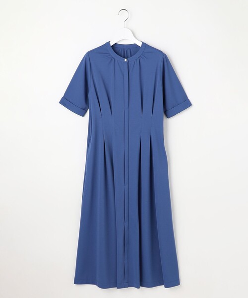 ANY SIS(エニィスィス)の「ジョーゼットジャージー ワンピース(ワンピース・レディース・ネイビー系/ネイビー系1/スカイブルー系・MEDIUM)」の12枚目の写真