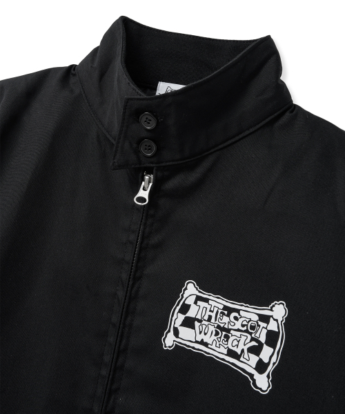 THE SCOT WRECK(ザ スコットレック)の「LOGO SWING TOP JACKET(ナイロンジャケット・メンズ・ブラック・LARGE/X-LARGE/MEDIUM)」の7枚目の写真