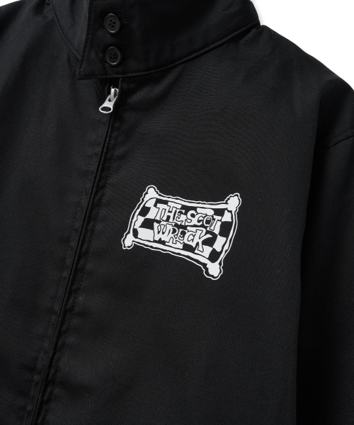 THE SCOT WRECK(ザ スコットレック)の「LOGO SWING TOP JACKET(ナイロンジャケット・メンズ・ブラック・LARGE/X-LARGE/MEDIUM)」の6枚目の写真