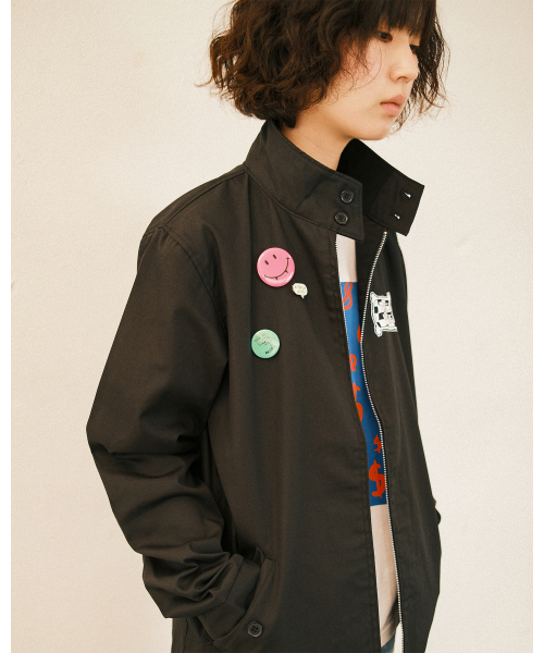 THE SCOT WRECK(ザ スコットレック)の「LOGO SWING TOP JACKET(ナイロンジャケット・メンズ・ブラック・LARGE/X-LARGE/MEDIUM)」の2枚目の写真