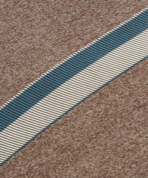 EDIFICE（エディフィス）の「AX Canepa メランジストライプタイ（ネクタイ・メンズ・ダークブルー/ベージュ・FREE）」の4枚目の写真