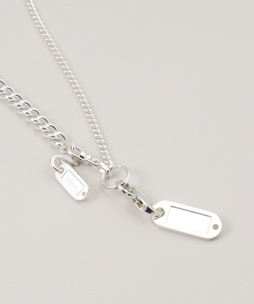 Soierie（ソワリー）の「【Soierie/ソワリー】 Key motif tag necklace（ネックレス・レディース・シルバー・FREE）」の8枚目の写真