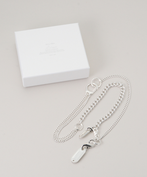 Soierie（ソワリー）の「【Soierie/ソワリー】 Key motif tag necklace（ネックレス・レディース・シルバー・FREE）」の9枚目の写真