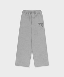 GRUNDEN（グルンデン）の「HAND WORK SWEATPANTS (MELANGE GREY)（スウェットパンツ）」