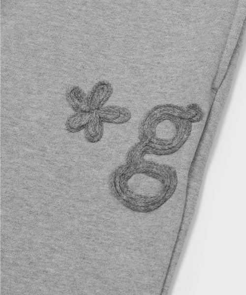 GRUNDEN（グルンデン）の「ハンドワーク スウェットパンツ (メランジグレー)_G26AUJPT01MG（スウェットパンツ・レディース・その他・1/2）」の3枚目の写真