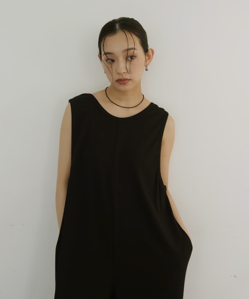 hellam(へラム)の「2wayオールインワン(サロペット/オーバーオール・レディース・モカ/ブラック/グレイッシュベージュ・FREE)」の20枚目の写真