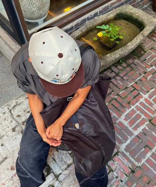 RSSC（アールエスエスシー）の「LEATHER MIXED SPRAY SLEEVELESS - BROWN（Tシャツ/カットソー・レディース・その他・0/1/2）」の13枚目の写真