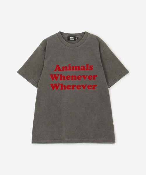 Bshop(ビショップ)の「STUDIO WEAREALLANIMALS | Whatever Whenever 半袖Tシャツ WOMEN(Tシャツ/カットソー・レディース・ブラック系その他・S)」の3枚目の写真