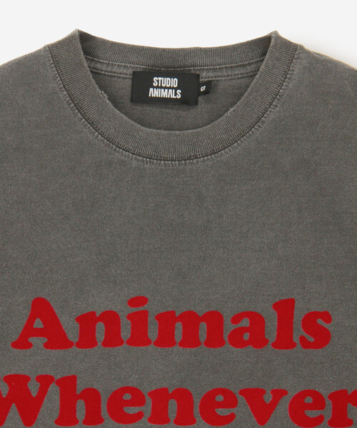 Bshop(ビショップ)の「STUDIO WEAREALLANIMALS | Whatever Whenever 半袖Tシャツ WOMEN(Tシャツ/カットソー・レディース・ブラック系その他・S)」の5枚目の写真