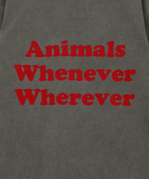Bshop(ビショップ)の「STUDIO WEAREALLANIMALS | Whatever Whenever 半袖Tシャツ WOMEN(Tシャツ/カットソー・レディース・ブラック系その他・S)」の8枚目の写真