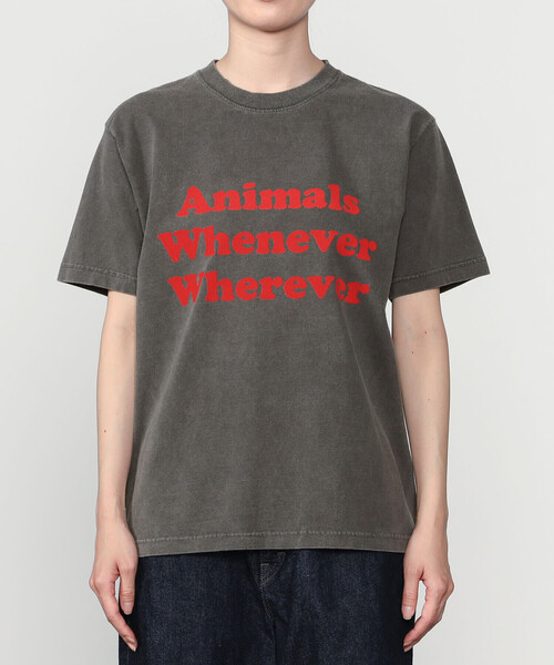 Bshop(ビショップ)の「STUDIO WEAREALLANIMALS | Whatever Whenever 半袖Tシャツ WOMEN(Tシャツ/カットソー・レディース・ブラック系その他・S)」の9枚目の写真