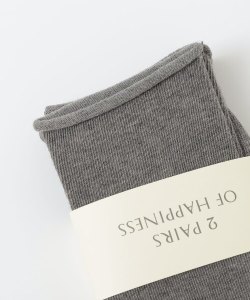 FALKE（ファルケ）の「FALKE: Happy Socks ソックス ２枚セット（ソックス/靴下・レディース・ホワイト/グレー・ONE SIZE）」の3枚目の写真