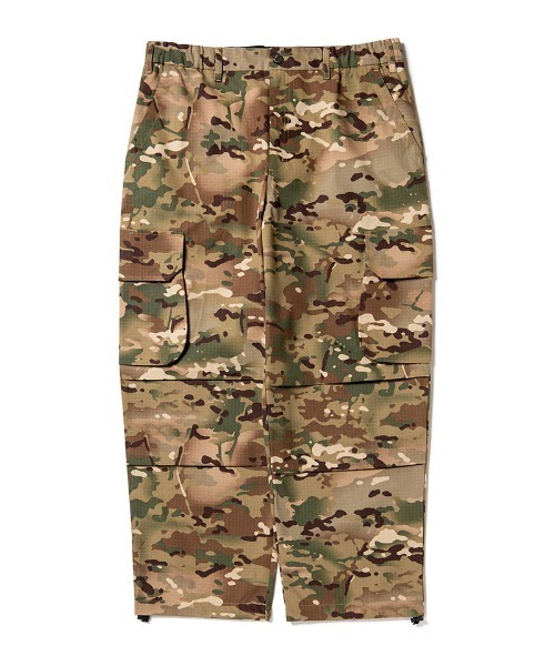 430（フォーサーティ）の「mp14913- CAMO ESLOT CARGO PANTS カーゴパンツ(26-094)（カーゴパンツ・メンズ・グレー系カモフラージュ/ブラウン系カモフラージュ/カモフラージュ/グリーン系カモフラージュ・3/2/1）」の3枚目の写真