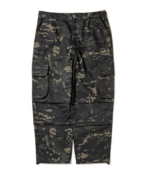 430（フォーサーティ）の「mp14913- CAMO ESLOT CARGO PANTS カーゴパンツ(26-094)（カーゴパンツ・メンズ・グレー系カモフラージュ/ブラウン系カモフラージュ/カモフラージュ/グリーン系カモフラージュ・3/2/1）」の4枚目の写真