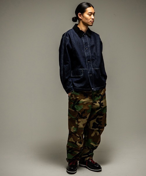 430（フォーサーティ）の「mp14913- CAMO ESLOT CARGO PANTS カーゴパンツ(26-094)（カーゴパンツ・メンズ・グレー系カモフラージュ/ブラウン系カモフラージュ/カモフラージュ/グリーン系カモフラージュ・3/2/1）」の7枚目の写真