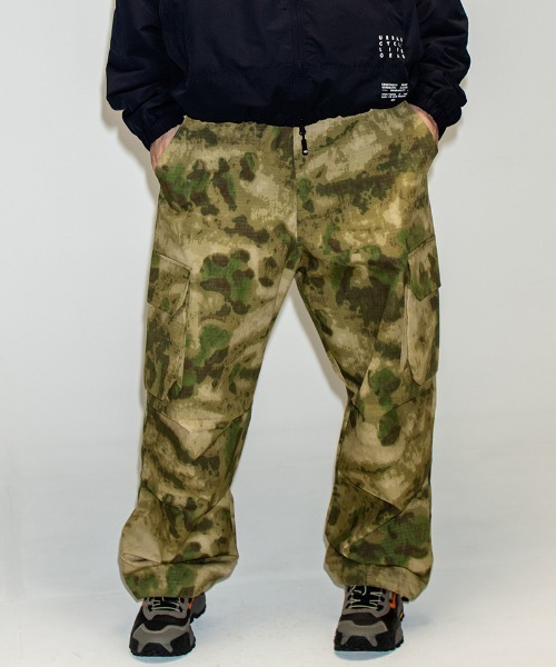 430（フォーサーティ）の「mp14913- CAMO ESLOT CARGO PANTS カーゴパンツ(26-094)（カーゴパンツ・メンズ・グレー系カモフラージュ/ブラウン系カモフラージュ/カモフラージュ/グリーン系カモフラージュ・3/2/1）」の10枚目の写真