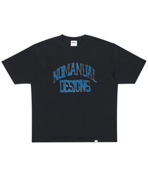 SMEAR ARCH LOGO T-SHIRT - BLACK