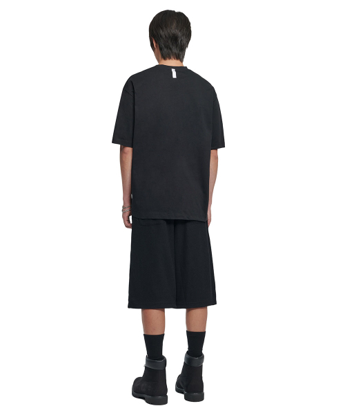NOMANUAL(NOMANUAL)の「SMEAR ARCH LOGO T-SHIRT - BLACK(Tシャツ/カットソー・レディース・その他・LARGE/MEDIUM/SMALL/X-LARGE)」の4枚目の写真
