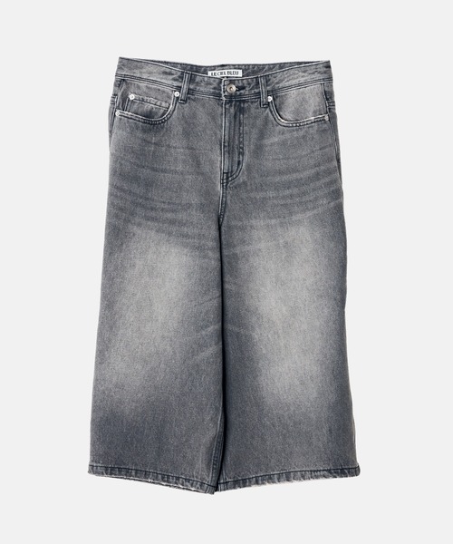 LE CIEL BLEU(ルシェルブルー)の「デニムハーフパンツ / Denim Half Pants(デニムパンツ・レディース・チャコールグレー・34/36/38)」の9枚目の写真