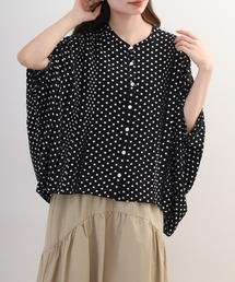 水玉」に該当するトップス（ブラック/黒色系）ファッション通販 - ZOZOTOWN