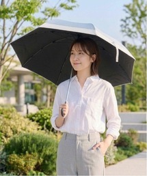 ALWAYS GOOD TIME（オルウェイズグッドタイム）の「【一般遮光・晴雨兼用】UV折りたたみ傘/PARASOL/ニュアンスバイカラー（折りたたみ傘）」