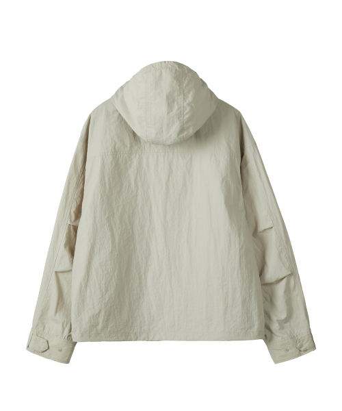 KALAPATTHAR(カラパタール)の「LIGHTWEIGHT NYLON RIPSTOP OUT POCKET HOODED SHELL JACKET - BEIGE(ナイロンジャケット・メンズ・その他・MEDIUM/LARGE)」の8枚目の写真