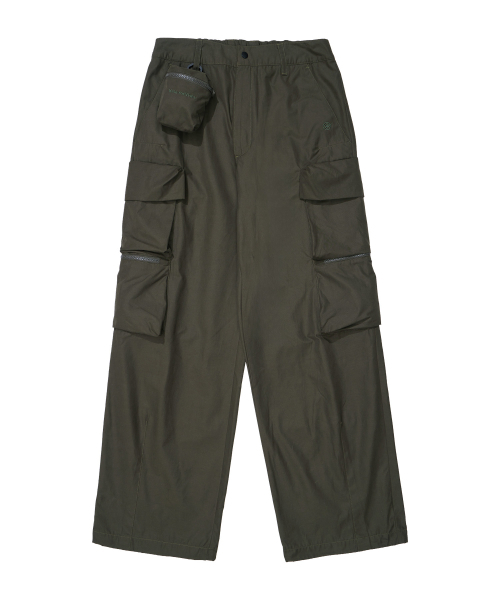 KALAPATTHAR(カラパタール)の「MINI BAG DOUBLE POCKET WIDE PANTS - KHAKI(その他パンツ・メンズ・その他・LARGE/MEDIUM)」の2枚目の写真