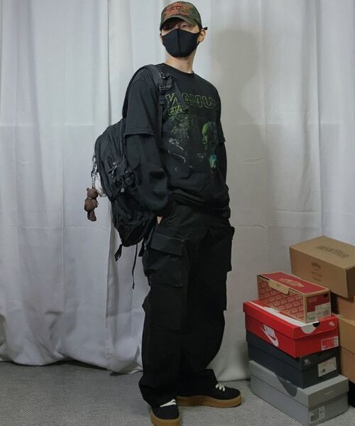 KALAPATTHAR(カラパタール)の「MINI BAG DOUBLE POCKET WIDE PANTS - KHAKI(その他パンツ・メンズ・その他・LARGE/MEDIUM)」の9枚目の写真