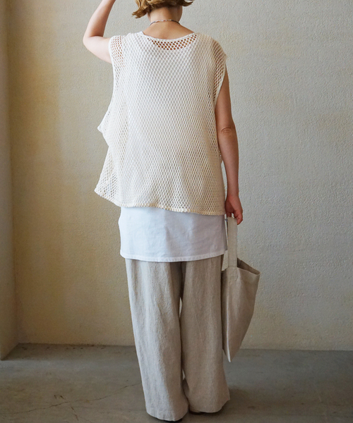 JOURNAL STANDARD LUXE(ジャーナルスタンダード ラックス)の「ジャージー インナーワンピース(タンクトップ・レディース・ホワイト・FREE)」の6枚目の写真